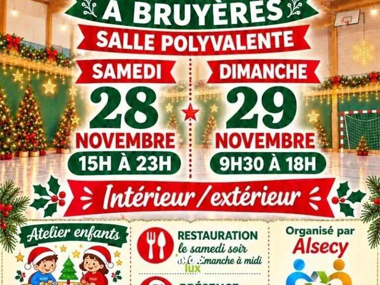 Marché de Noël à Bruyères