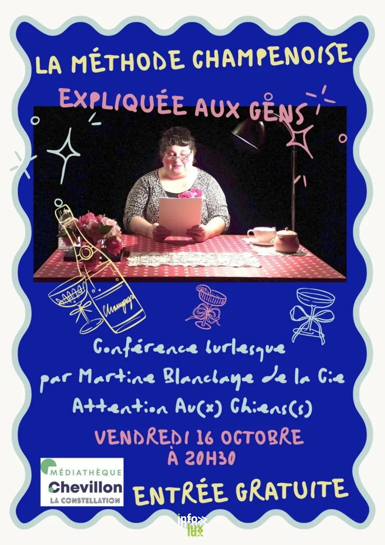 Chevillon > Balade & Randonnée > Martine Blancbaye, présente ” La méthode champenoise expliquée aux gens”