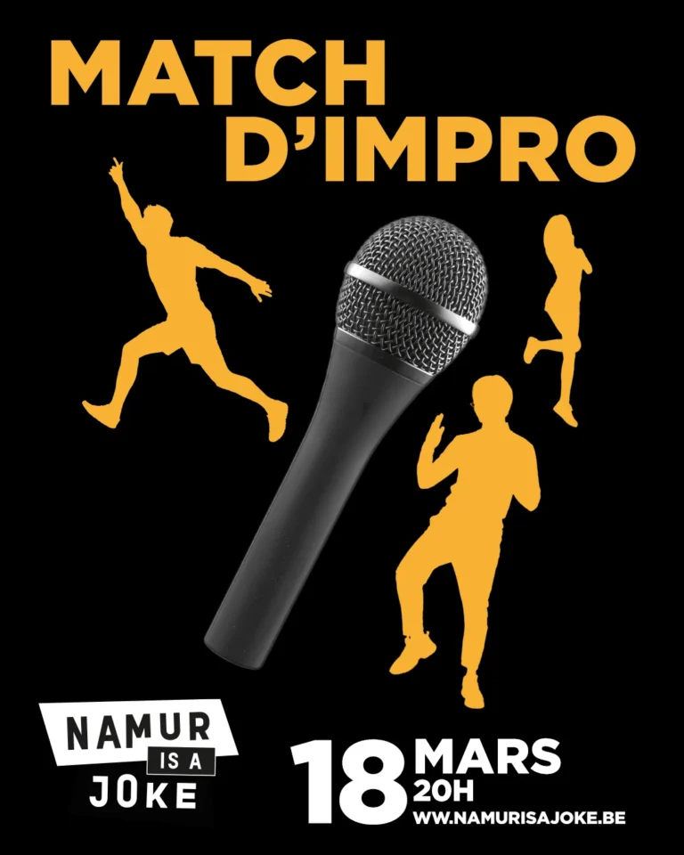 Namur > Impro > Match d’impro de la Ligue d’Impro Belge Professionnelle — Namur is a Joke 2027