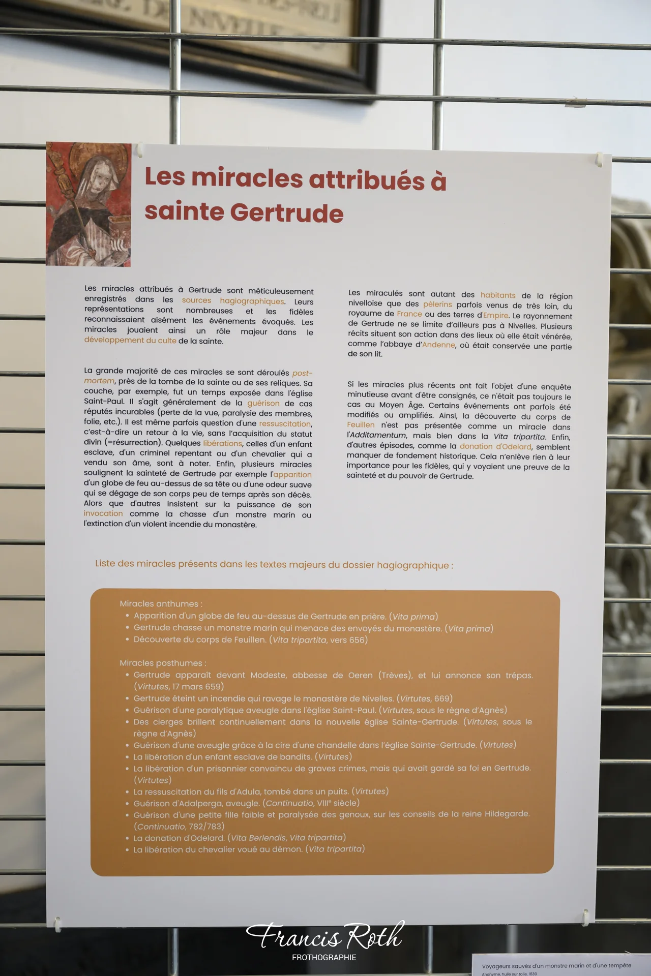 Musée communal de Nivelles, exposition « Regard sur l'iconographie de sainte Gertrude » (FR8_6963)