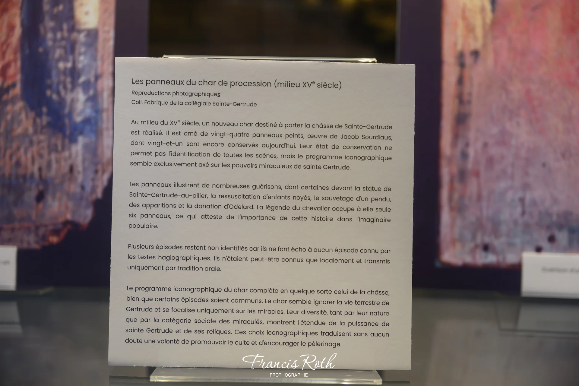 Musée communal de Nivelles, exposition « Regard sur l'iconographie de sainte Gertrude » (FR8_6965)