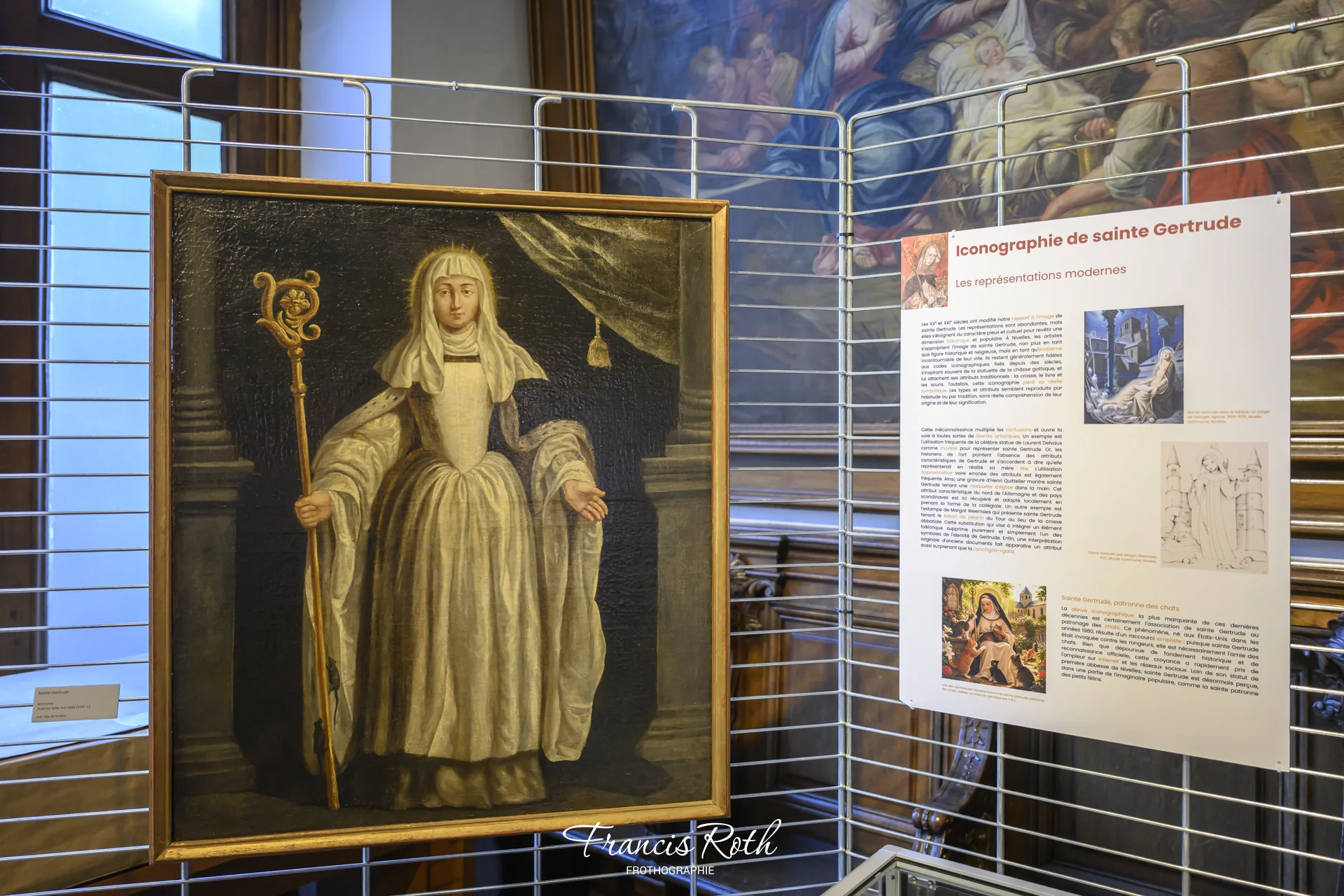 Musée communal de Nivelles, exposition « Regard sur l'iconographie de sainte Gertrude » (FR8_6976)
