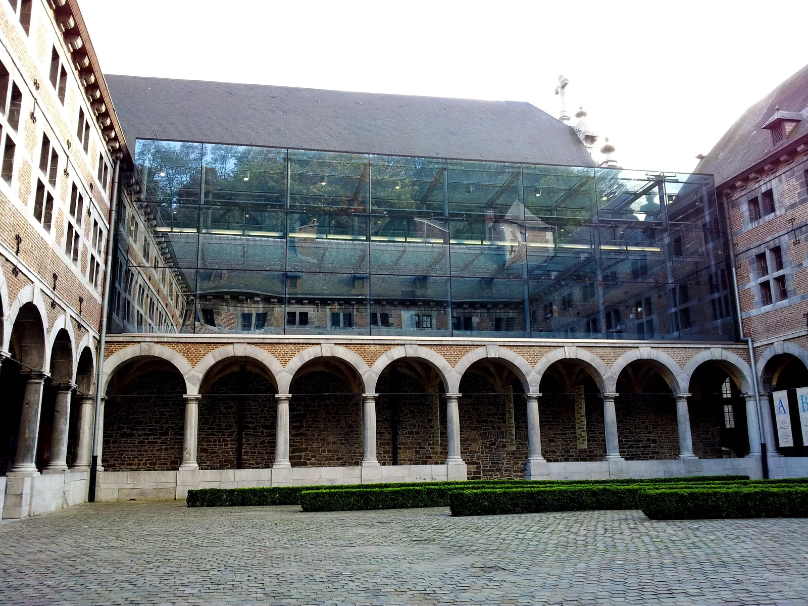 Cour intérieure du Musée de la Vie wallonne, cour des Mineurs à Liège