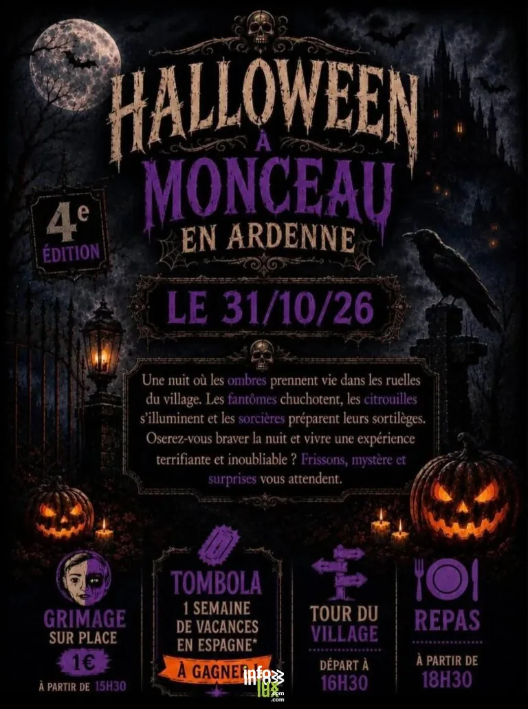 Nuit d’Halloween à Bièvre 2026