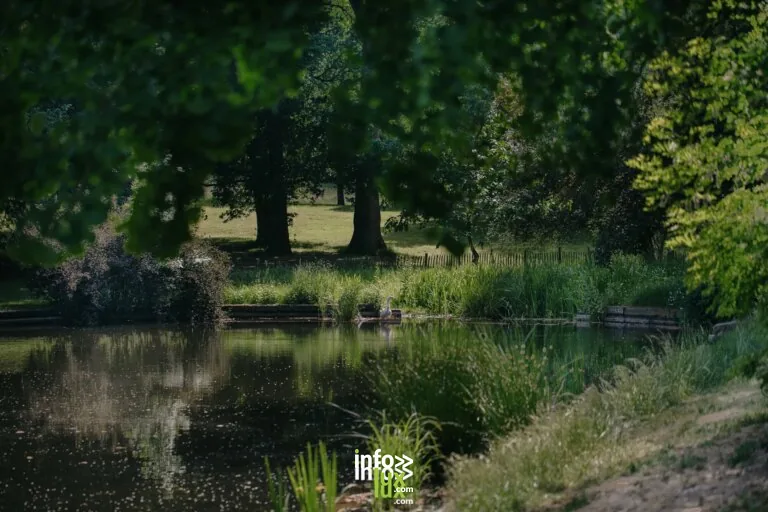 Le parc Bivort à Jumet à Charleroi (Hainaut)