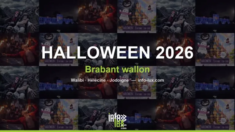 Halloween 2026 en Brabant wallon : Walibi Ibilaw, Héléween au château d’Hélécine, Jodoigne (4 sorties, carte)