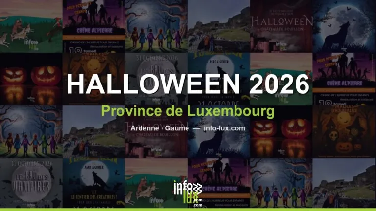 Halloween 2026 en province de Luxembourg : les 10 sorties en Ardenne et en Gaume (agenda et carte)