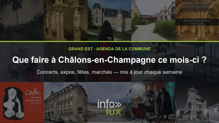 Que faire à Châlons-en-Champagne ce mois-ci ? L’agenda des événements (septembre 2026)