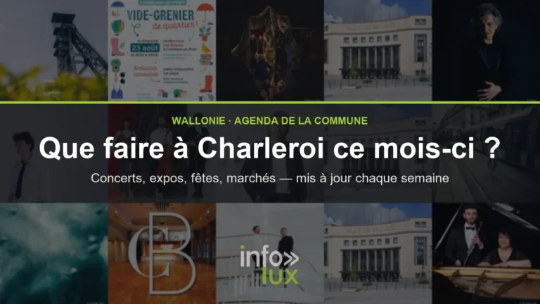 Que faire à Charleroi ce mois-ci ? L’agenda des événements (septembre 2026)