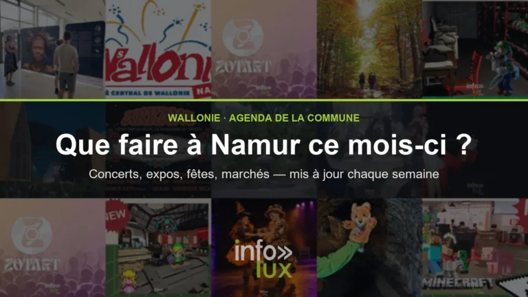 Que faire à Namur ce mois-ci ? L’agenda des événements (septembre 2026)