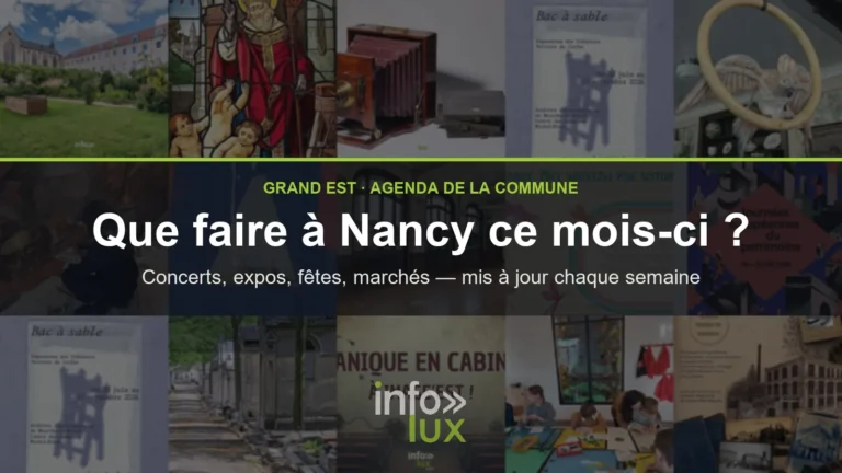 Que faire à Nancy ce mois-ci ? L’agenda des événements (septembre 2026)