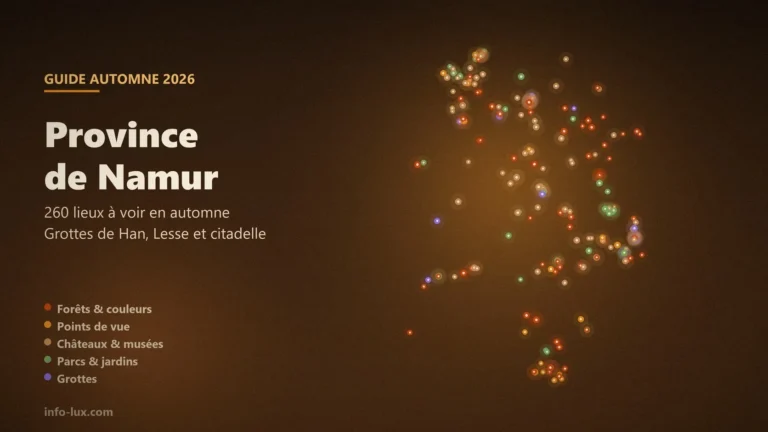 Que faire en automne en province de Namur ? Le guide 2026