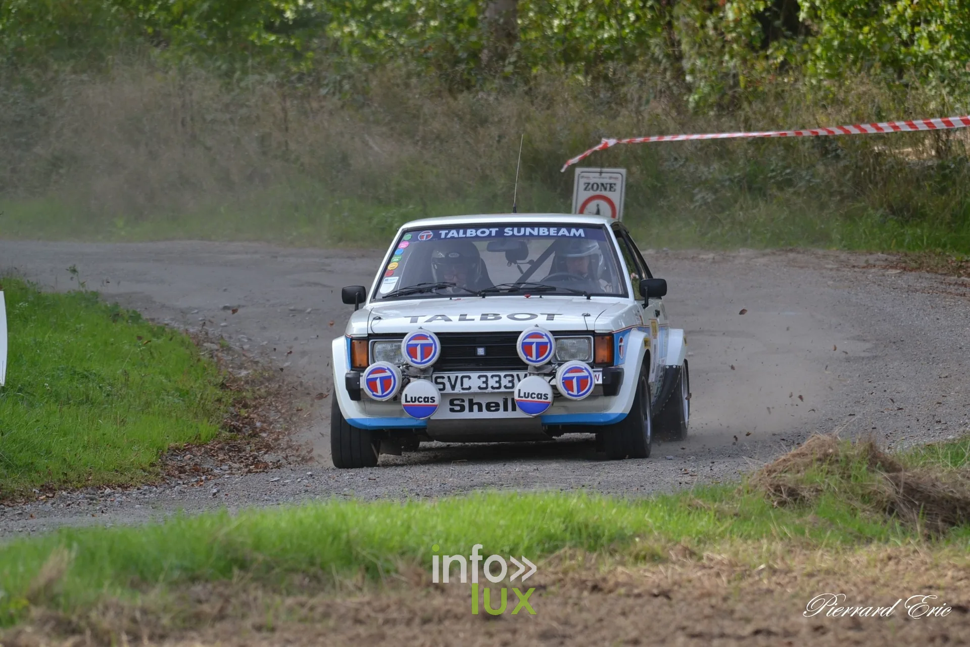 Talbot Sunbeam Lotus (Gee – Jones) en pleine glisse sur une spéciale du Rally 4 Passion 2026, région de Huy