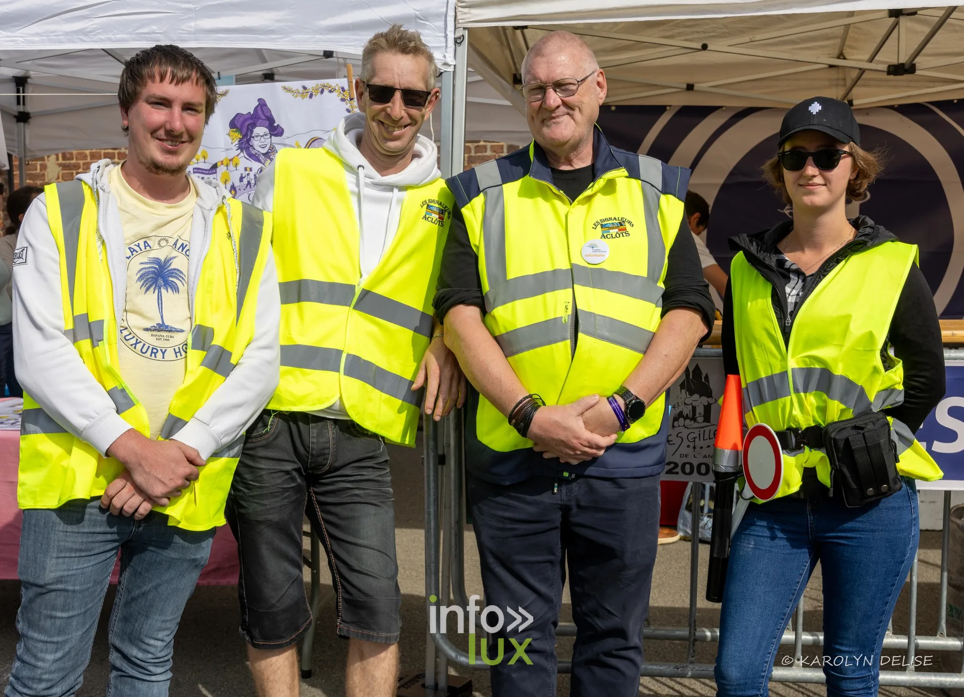 Signaleurs en gilet jaune, Relais pour la Vie de Nivelles 2026