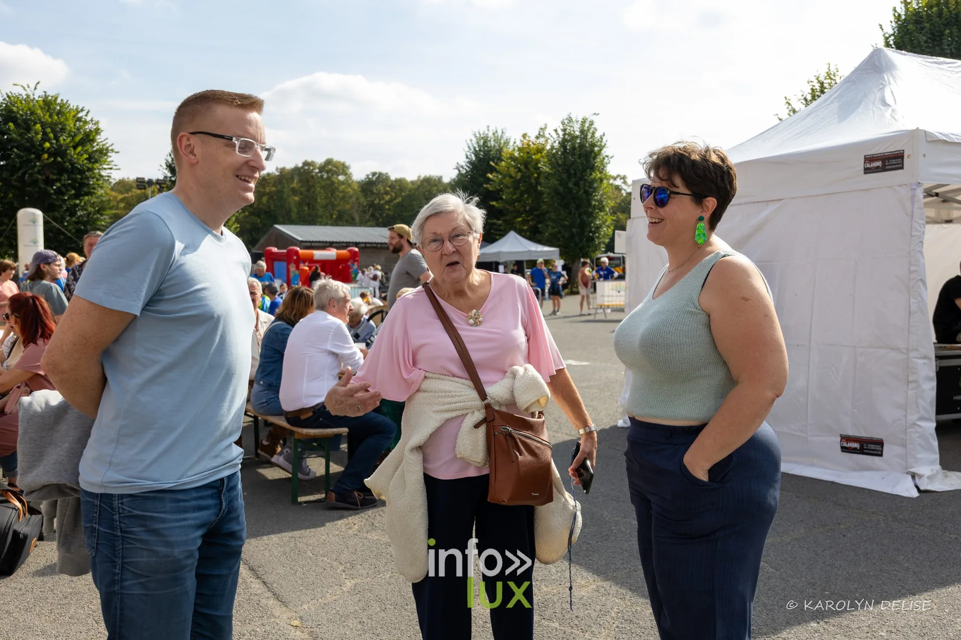 Participants au village du Relais, Relais pour la Vie de Nivelles 2026