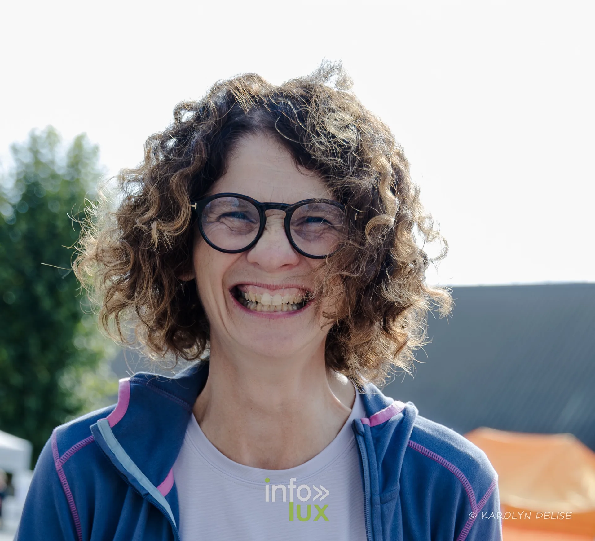 Portrait d’une participante souriante, Relais pour la Vie de Nivelles 2026