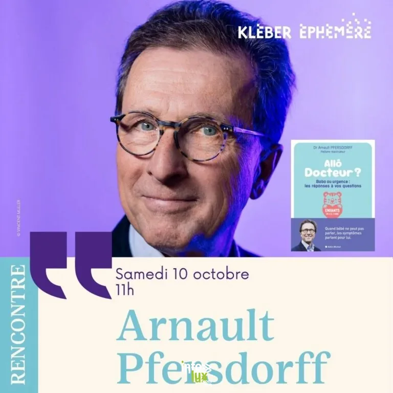 Strasbourg > Sorties & Découvertes > Rencontre avec Arnault Pfersdorff
