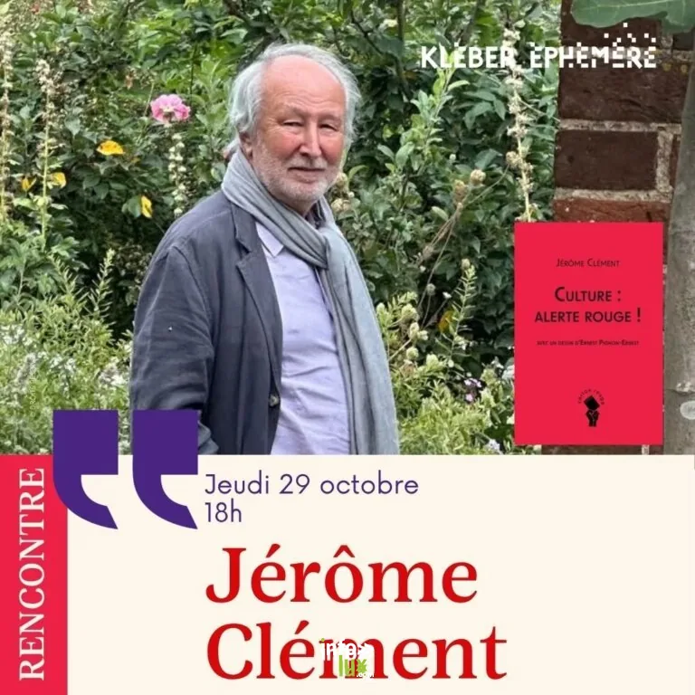 Strasbourg > Sorties & Découvertes > Rencontre avec Jérôme Clément