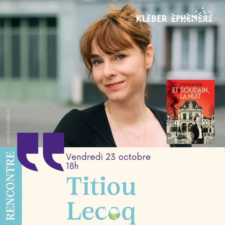 Rencontre avec Titiou Lecoq à Strasbourg