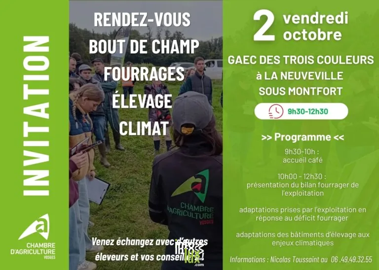 La Neuveville-sous-Montfort > Patrimoine > Rendez-vous Bout de champ Fourrages Élevage Climat
