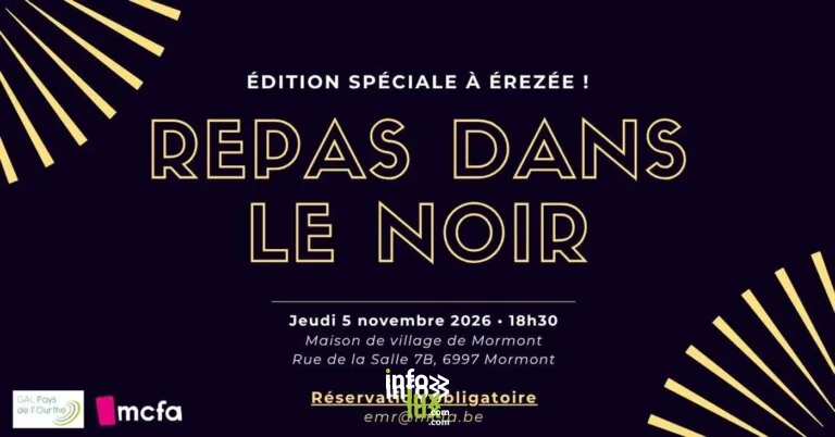 Erezée > Dégustation > Repas dans le noir