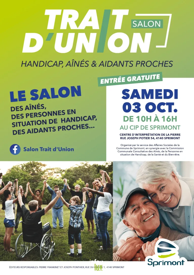 Sprimont > Marché > Salon “trait d’Union” : Le rendez-vous du mieux-être et de l’inclusion à Sprimont !