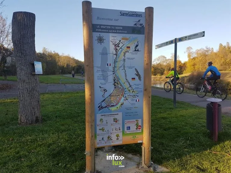 Sentier du héron à Sarreguemines : itinéraire vélo
