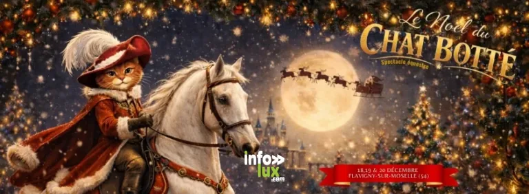 Benney > Noël > Spectacle équestre : Le Noël du Chat Botté