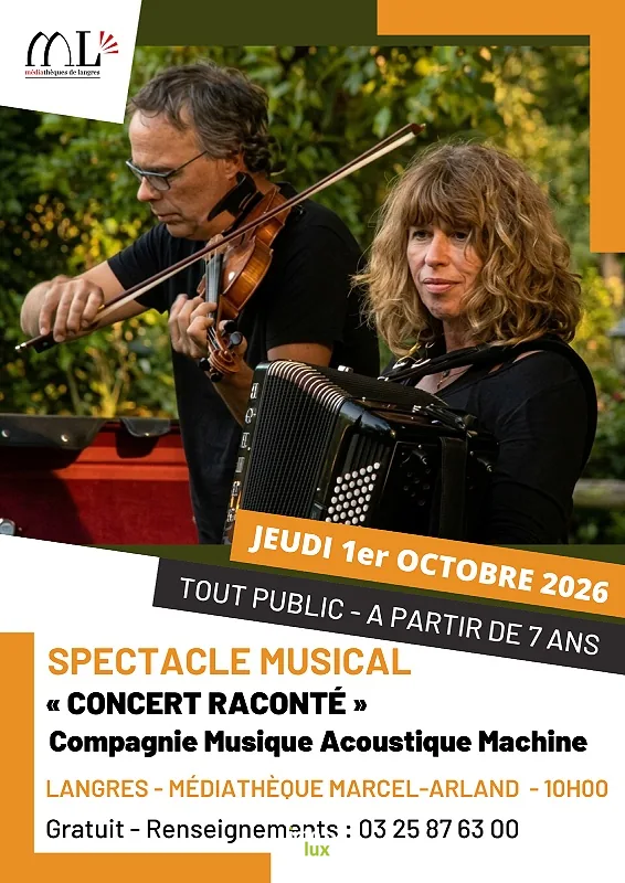 Langres > Concert > Spectacle musical Concert raconté