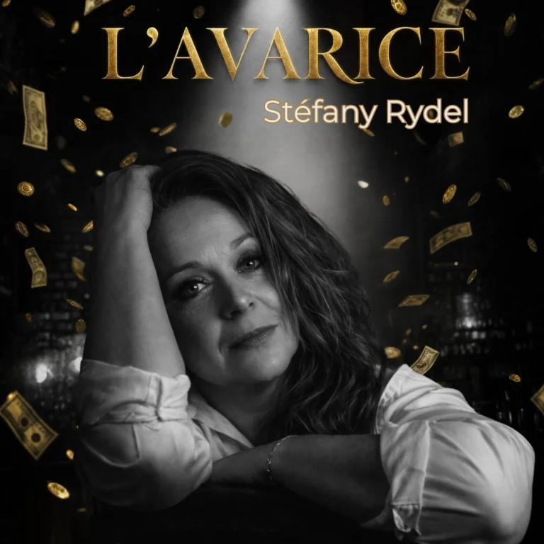 Pochette du single « L'Avarice » de Stéfany Rydel, sortie le 7 septembre 2026