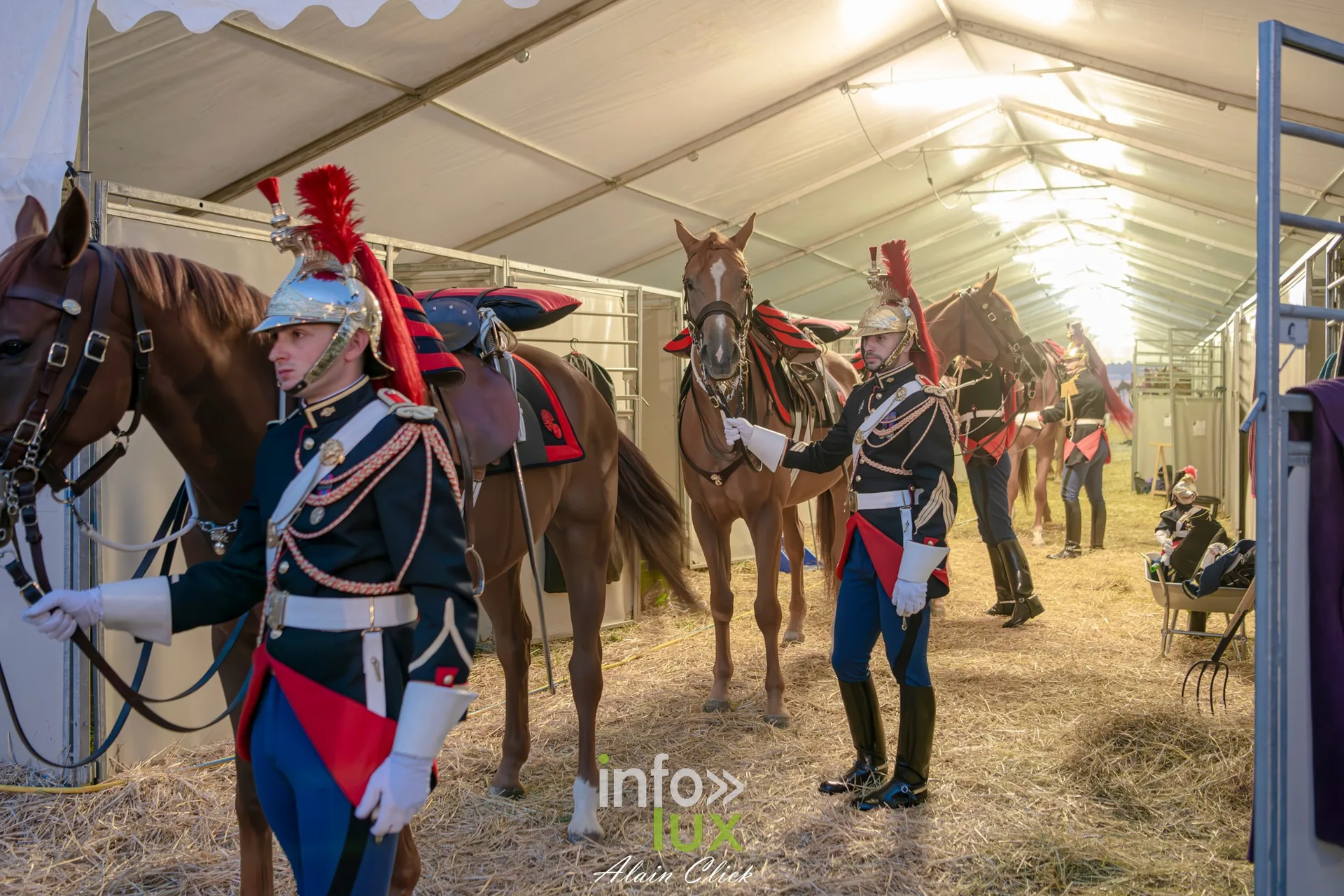 7e biennale équestre au château de Thillombois (Meuse) : la Garde républicaine, voltige, attelages et numéros de dressage