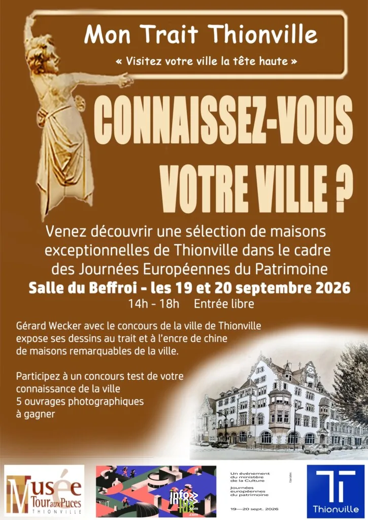 THIONVILLE > Expo > Exposition "Mon Trait Thionville" - affiche