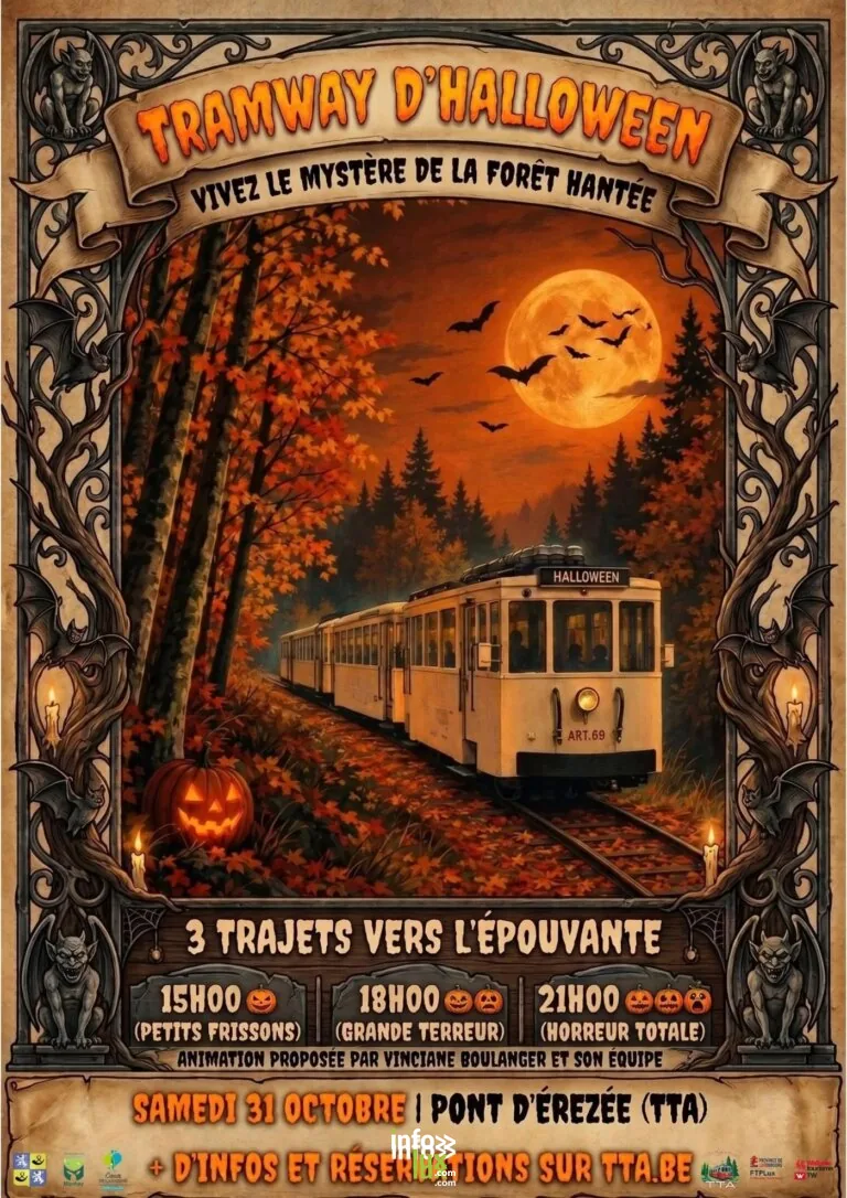 Erezée > Train touristique > Tramway d’Halloween du TTA 2026