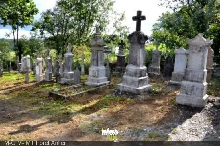 Le vieux cimetière de Warmifontaine à Neufchâteau
