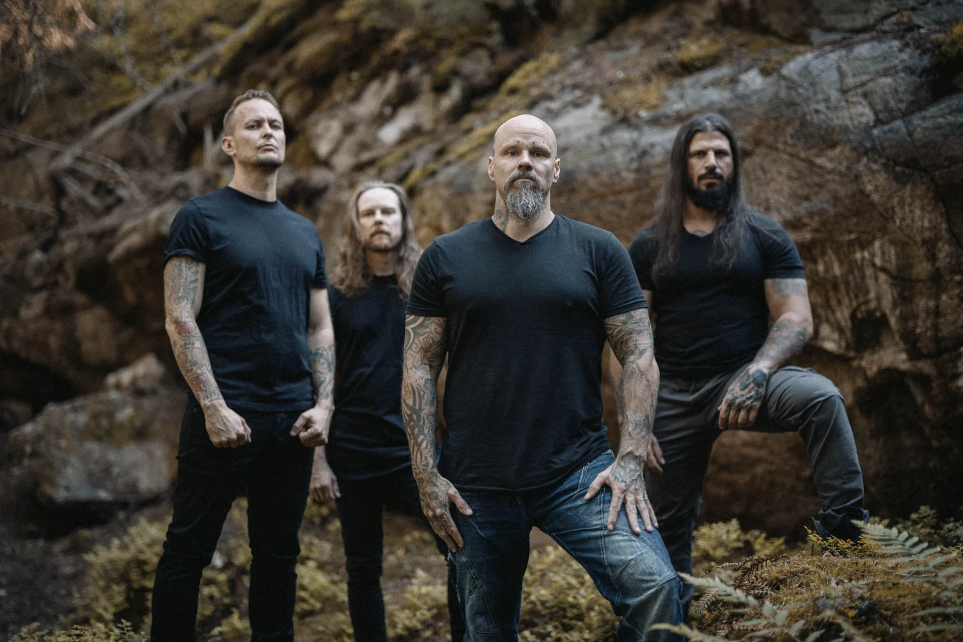 Le groupe finlandais Wolfheart, photo promotionnelle