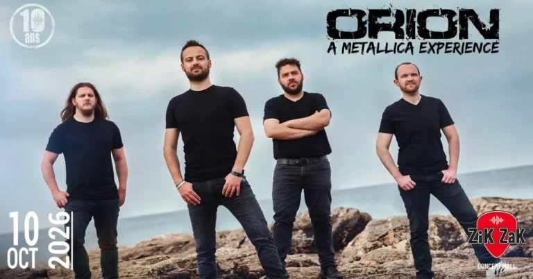 Ittre > Concert tribute > Orion (FR), A Metallica Experience