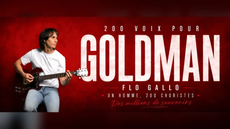 Affiche officielle de 200 Voix pour Goldman avec Flo Gallo