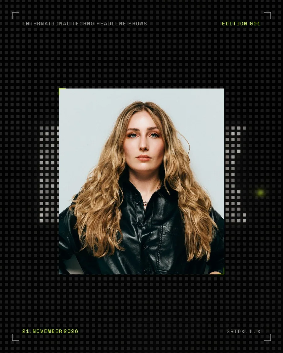 Affiche d’annonce de Karla Blum pour YOU. ME. TECHNO. NOW. (21 novembre 2026)