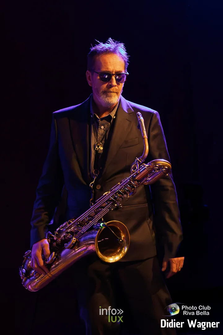 Alain Cupper Quintet, Académie de Musique de Braine-l’Alleud, 10 octobre 2026 : Alain Cupper au saxophone baryton (photo Didier Wagner, Photo-Club Riva-Bella)