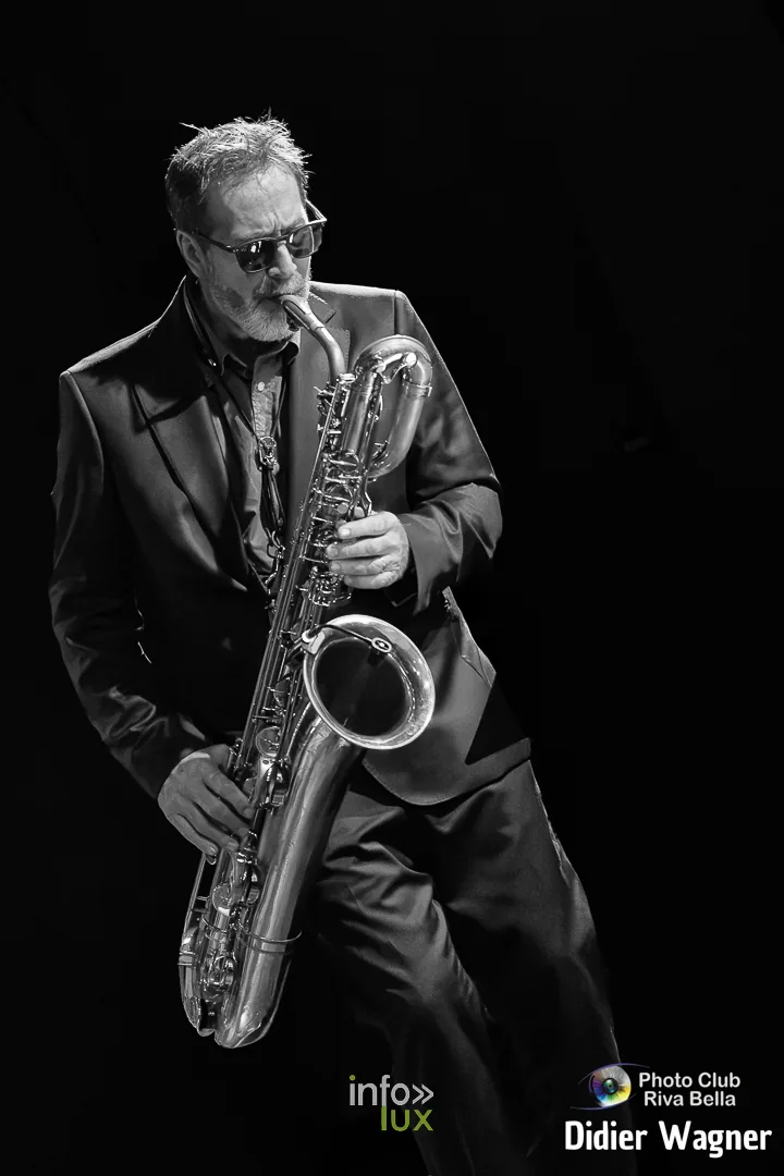 Alain Cupper Quintet, Académie de Musique de Braine-l’Alleud, 10 octobre 2026 : Alain Cupper au saxophone baryton (photo Didier Wagner, Photo-Club Riva-Bella)
