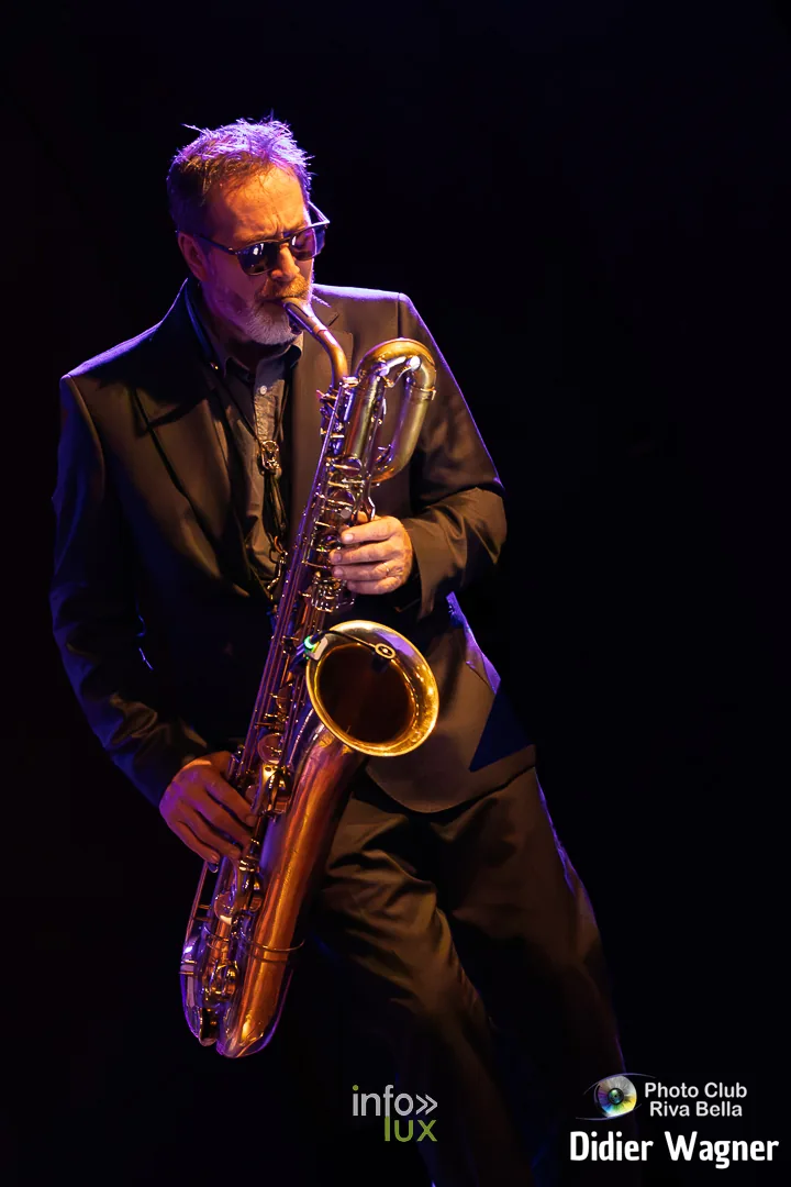 Alain Cupper Quintet, Académie de Musique de Braine-l’Alleud, 10 octobre 2026 : Alain Cupper au saxophone baryton (photo Didier Wagner, Photo-Club Riva-Bella)