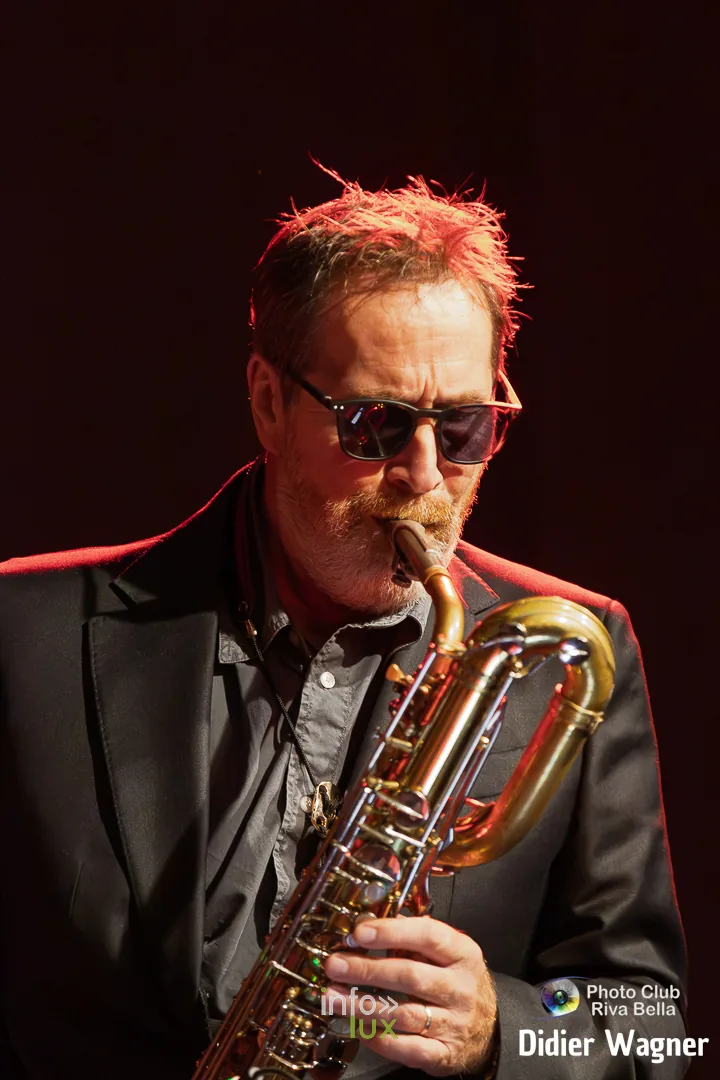 Alain Cupper Quintet, Académie de Musique de Braine-l’Alleud, 10 octobre 2026 : Alain Cupper au saxophone baryton (photo Didier Wagner, Photo-Club Riva-Bella)