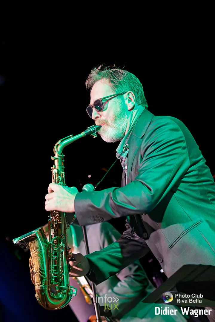 Alain Cupper Quintet, Académie de Musique de Braine-l’Alleud, 10 octobre 2026 : Alain Cupper au saxophone (photo Didier Wagner, Photo-Club Riva-Bella)