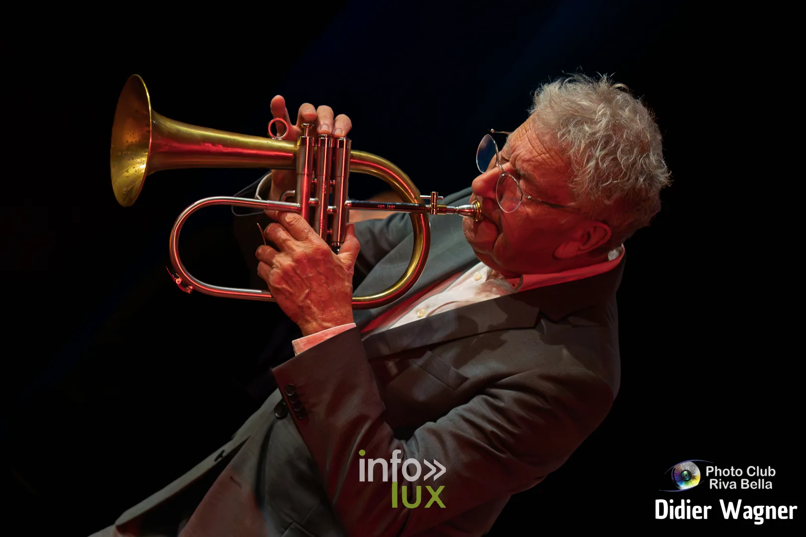 Alain Cupper Quintet, Académie de Musique de Braine-l’Alleud, 10 octobre 2026 : René De Smaele (photo Didier Wagner, Photo-Club Riva-Bella)