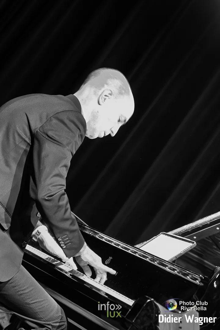 Alain Cupper Quintet, Académie de Musique de Braine-l’Alleud, 10 octobre 2026 : Vincent Bruyninckx au piano (photo Didier Wagner, Photo-Club Riva-Bella)