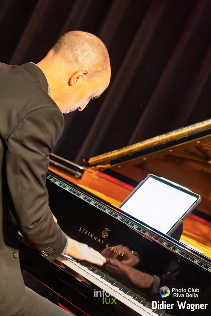 Alain Cupper Quintet, Académie de Musique de Braine-l’Alleud, 10 octobre 2026 : Vincent Bruyninckx au piano (photo Didier Wagner, Photo-Club Riva-Bella)