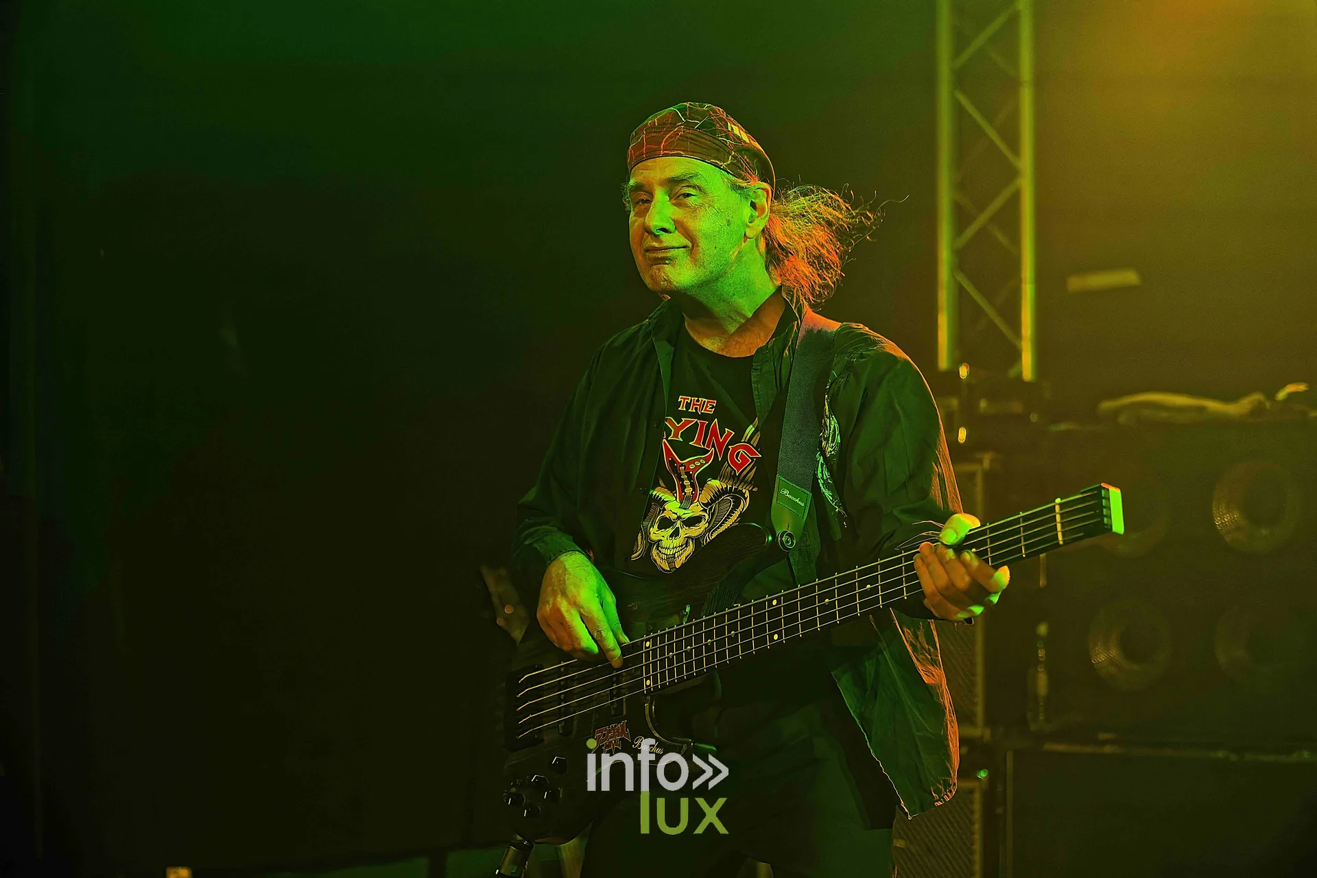 Anvil sur la scène du Zik-Zak d’Ittre, 21 octobre 2026, soirée Anvil, Killer et Spirit War (photo Sante Broccolo)