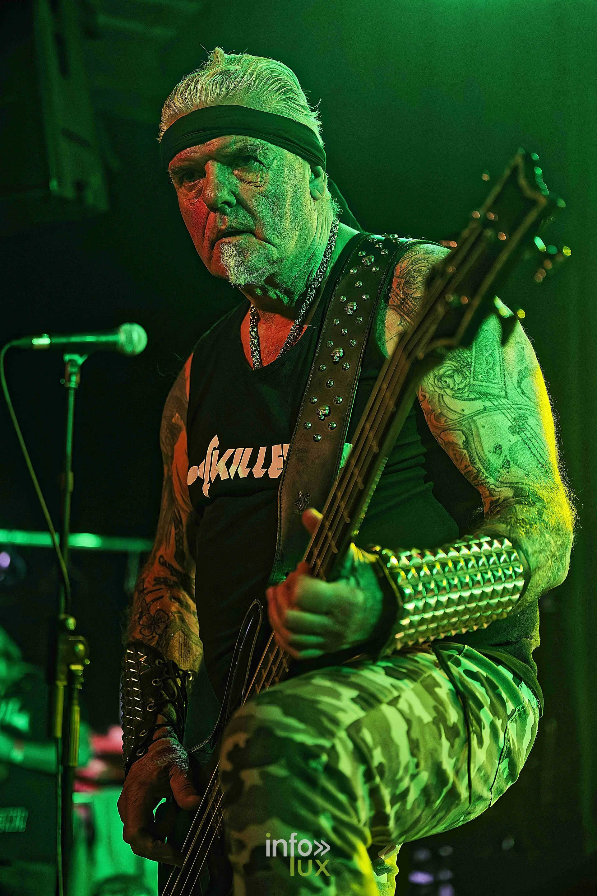 Killer sur la scène du Zik-Zak d’Ittre, 21 octobre 2026, soirée Anvil, Killer et Spirit War (photo Sante Broccolo)