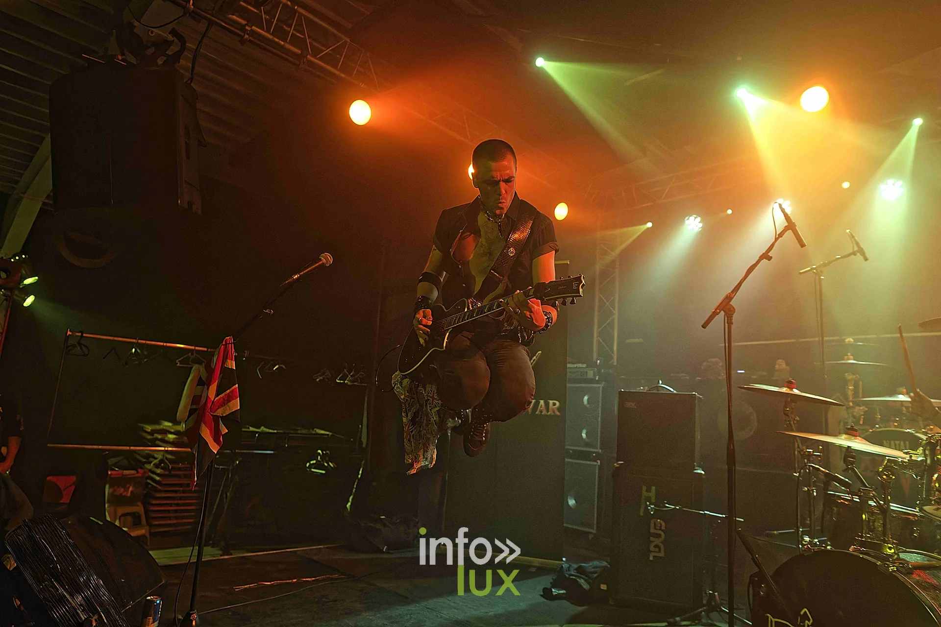 Spirit War sur la scène du Zik-Zak d’Ittre, 21 octobre 2026, soirée Anvil, Killer et Spirit War (photo Sante Broccolo)