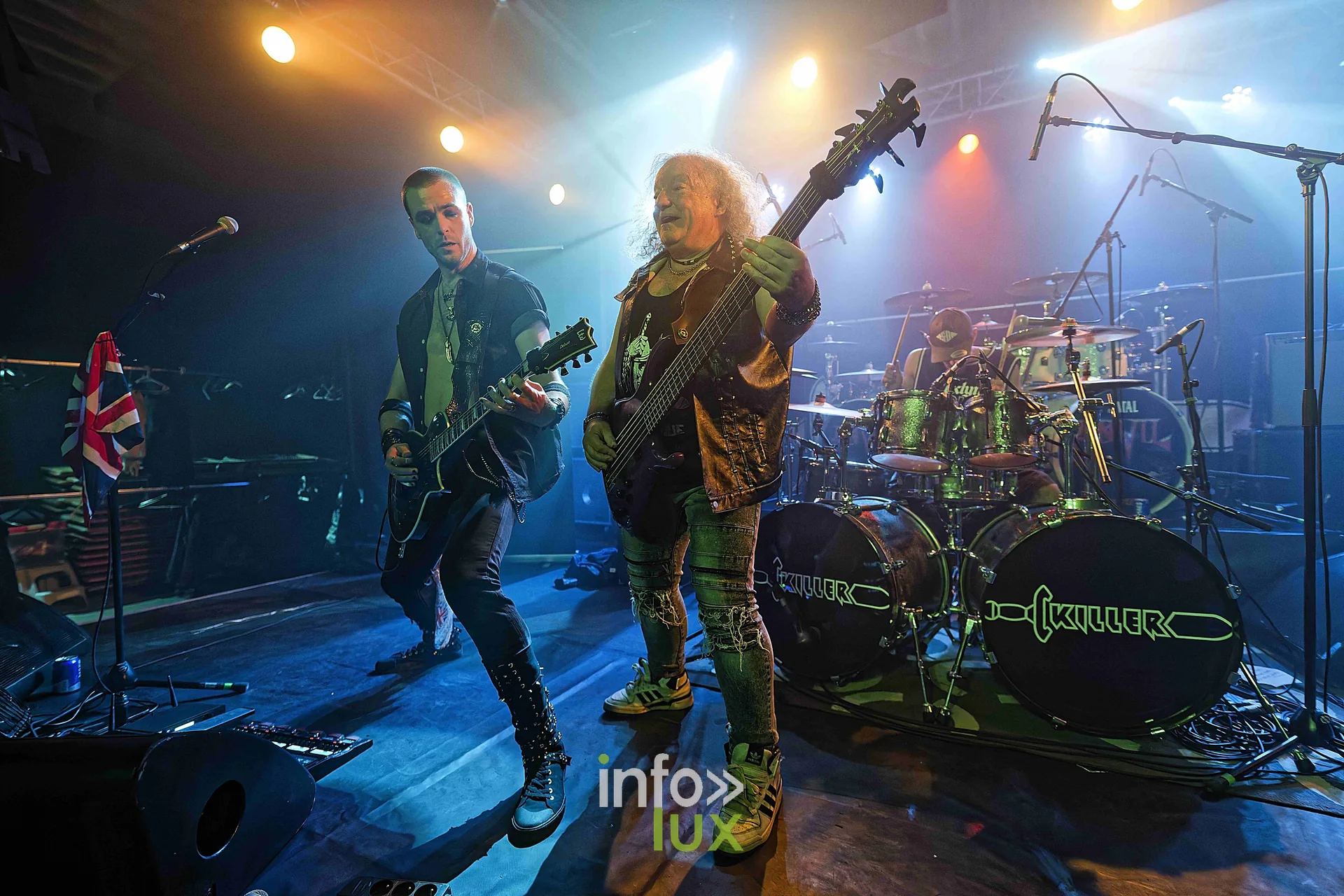 Spirit War sur la scène du Zik-Zak d’Ittre, 21 octobre 2026, soirée Anvil, Killer et Spirit War (photo Sante Broccolo)